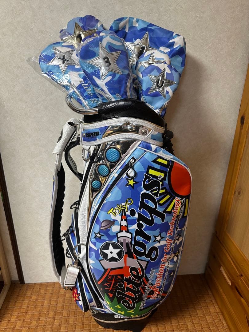 エリートグリップ　キャディバック➕ヘッドカバー elite grips 〜あなたのゴルフに革命を起こすゴルフグリップ〜
