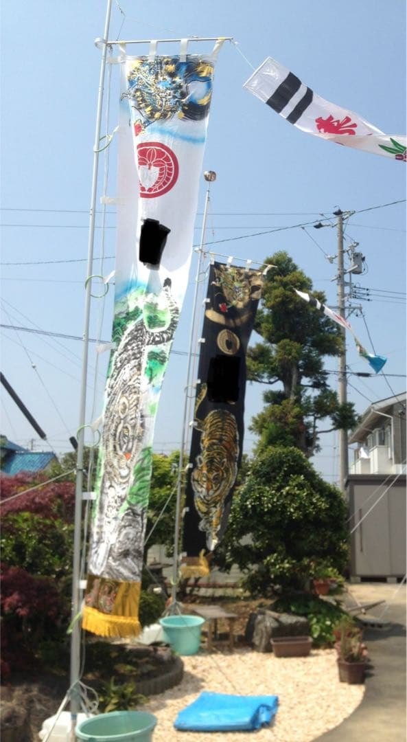 5月のぼり用アルミポール 約6m ポールセットのみ K107736752 - 子ども