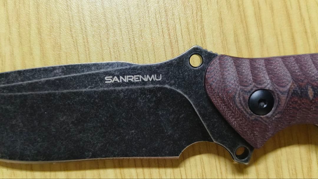 14C28N鋼 Sanrenmu 三刃木 フルタング直刀 本革素材40cm - メルカリ