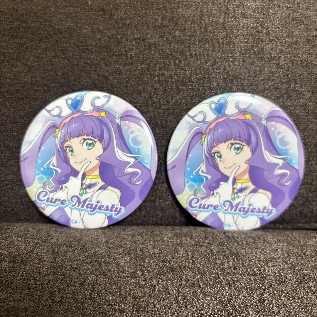 全プリキュア展 ランダム缶バッジ キュアマジェスティ - メルカリ