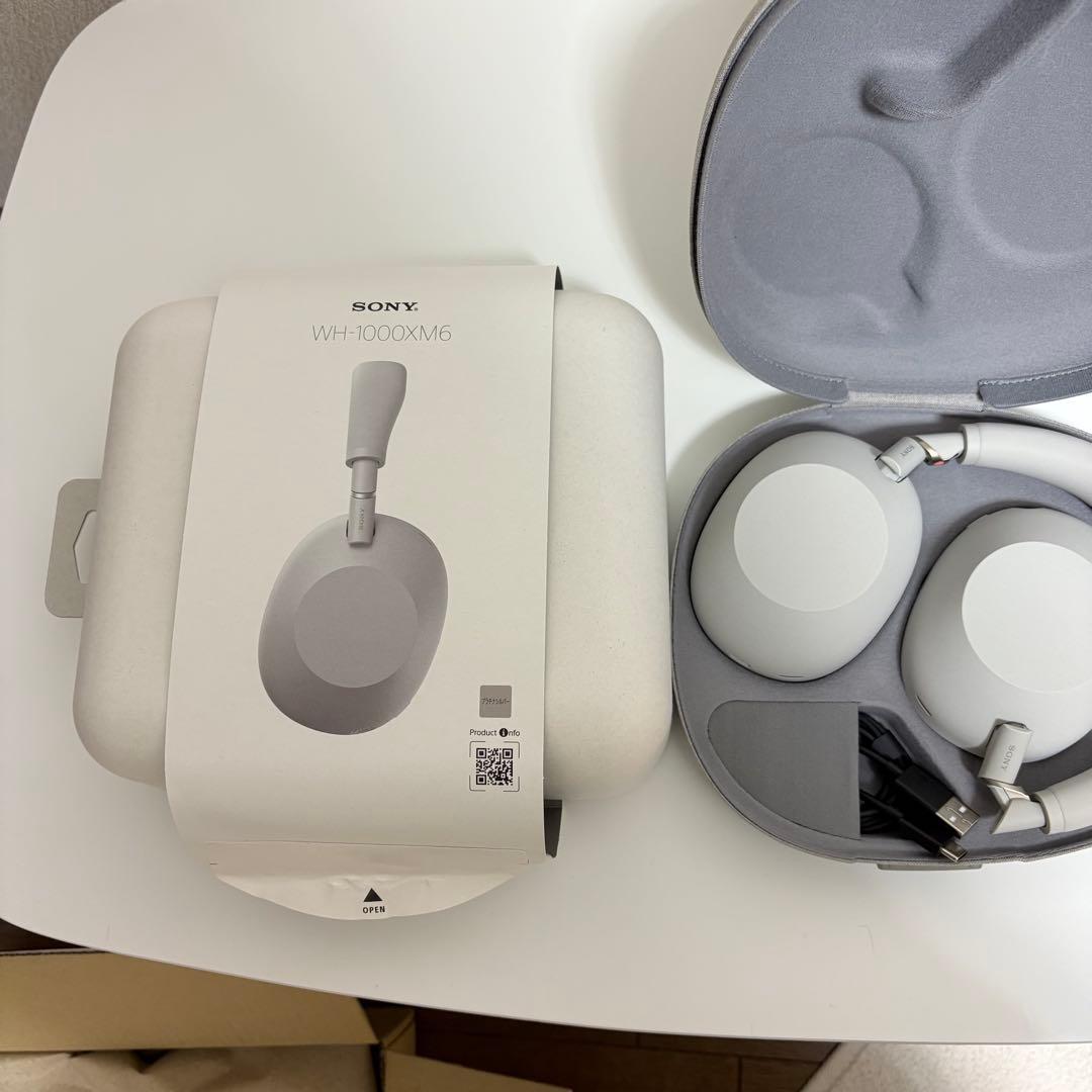 SONY WH-1000XM6 ヘッドホン プラチナシルバー - メルカリ