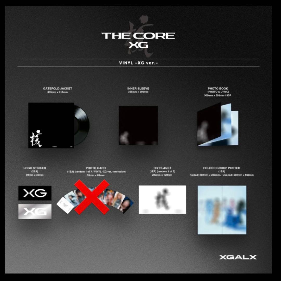 XG】THE CORE・VINYL・レコード/ラントレ無し - メルカリ