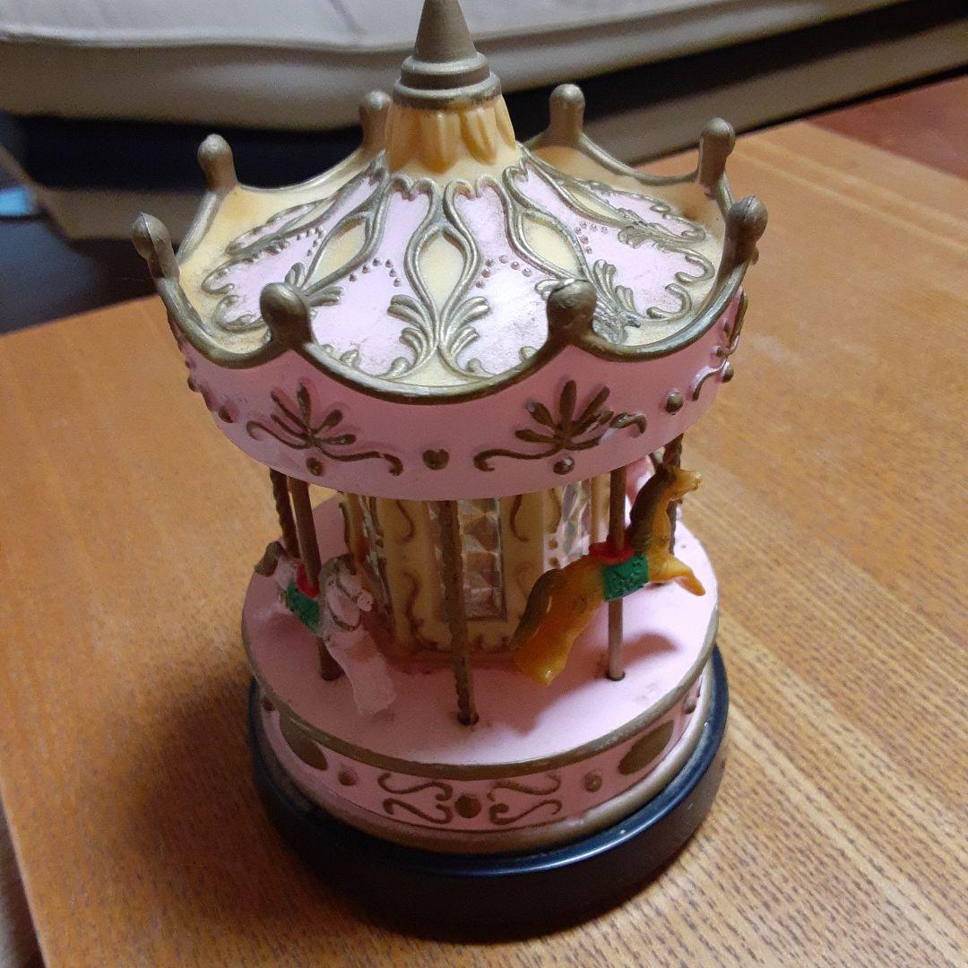 昭和レトロ アンティーク メリーゴーランドオルゴール - メルカリ