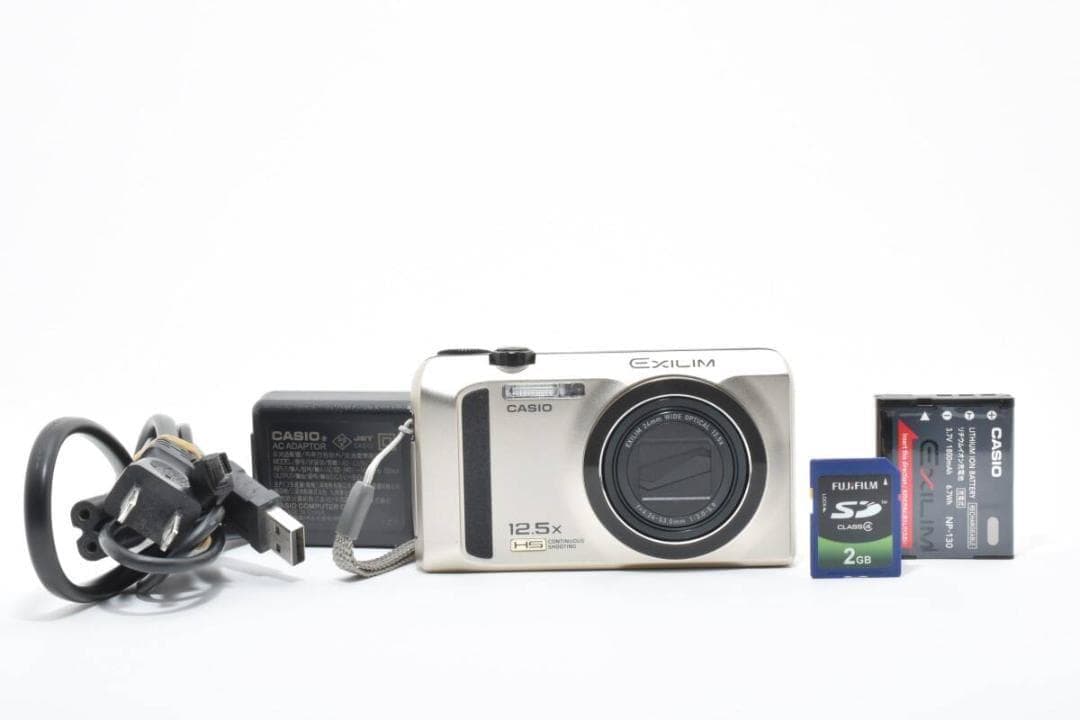 美品 カシオ CASIO EXILIM EX-ZR300 ゴールド ＃A376 - メルカリ