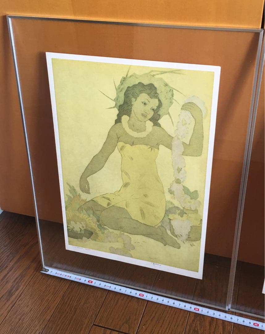 ロイヤルハワイアン　メニュー　50's #1アクリルパネル入り ロイヤル ハワイアン ルアウ ～アハ アイナ～でディナーメニューを