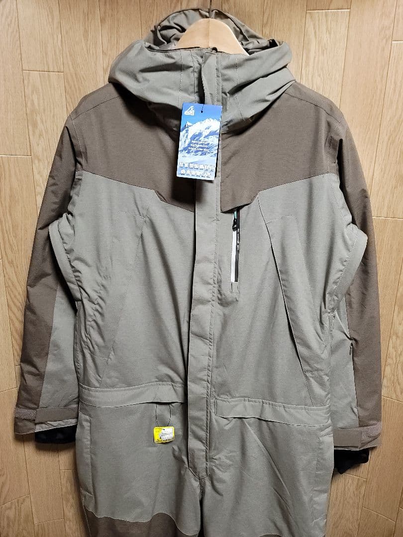 3Lサイズ】ワークマン AEGIS 防水防寒ツナギ MIX ベージュ - メルカリ