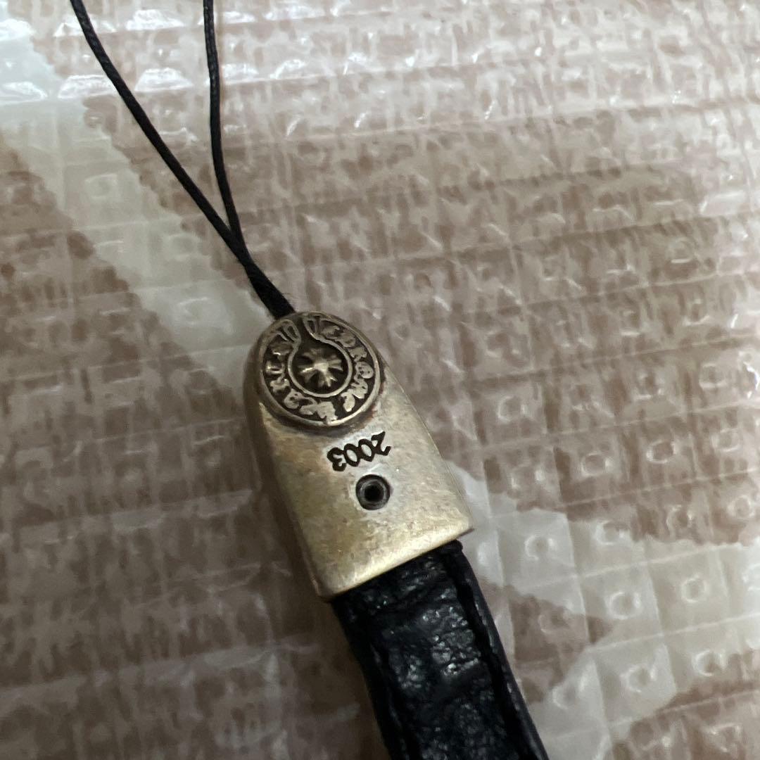 クロムハーツ ブラックレザー ストラップ 2003