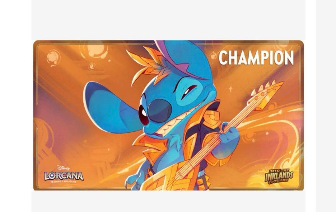 ロルカナ　セットチャンピオンシップ　プレイマット　スティッチ　優勝 ディズニー・ロルカナ・TCG 日本語版 公式プレイマット｢スティッチ