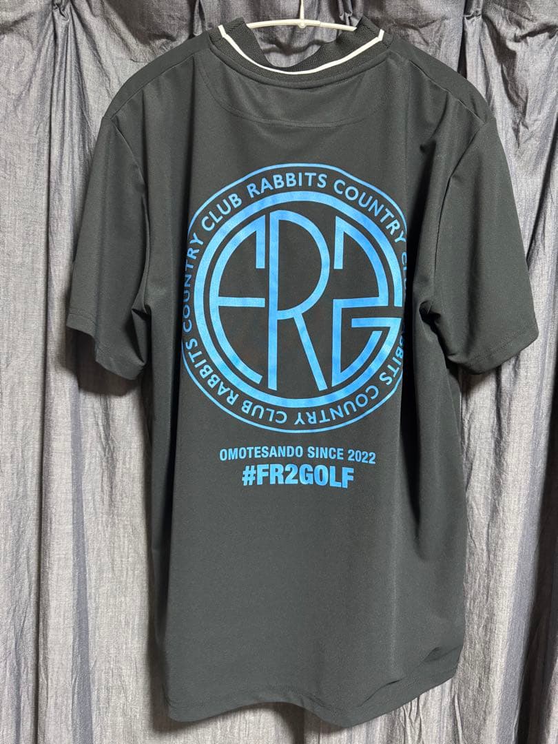 自*人様 一度だけ使用 FR2GOLF 3周年記念モックネックTシャツ 黒の通販