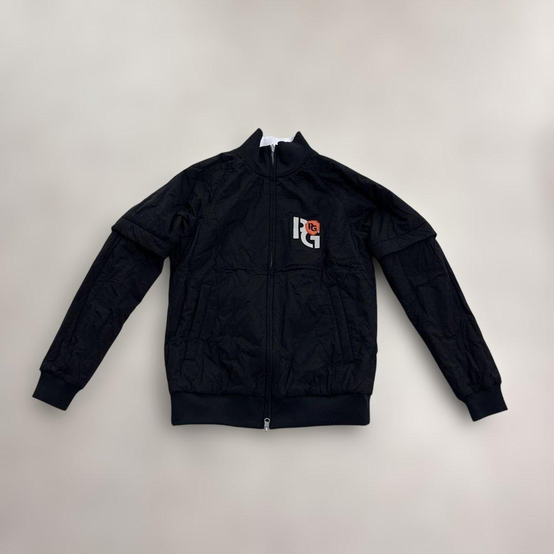 パーリーゲイツ 4wayリバーシブル中綿ブルゾン 黒×白 新品未使用 0