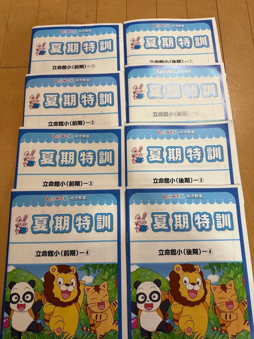 立命館小学校強化 学習プリント・夏期特訓・入試問題集 セット