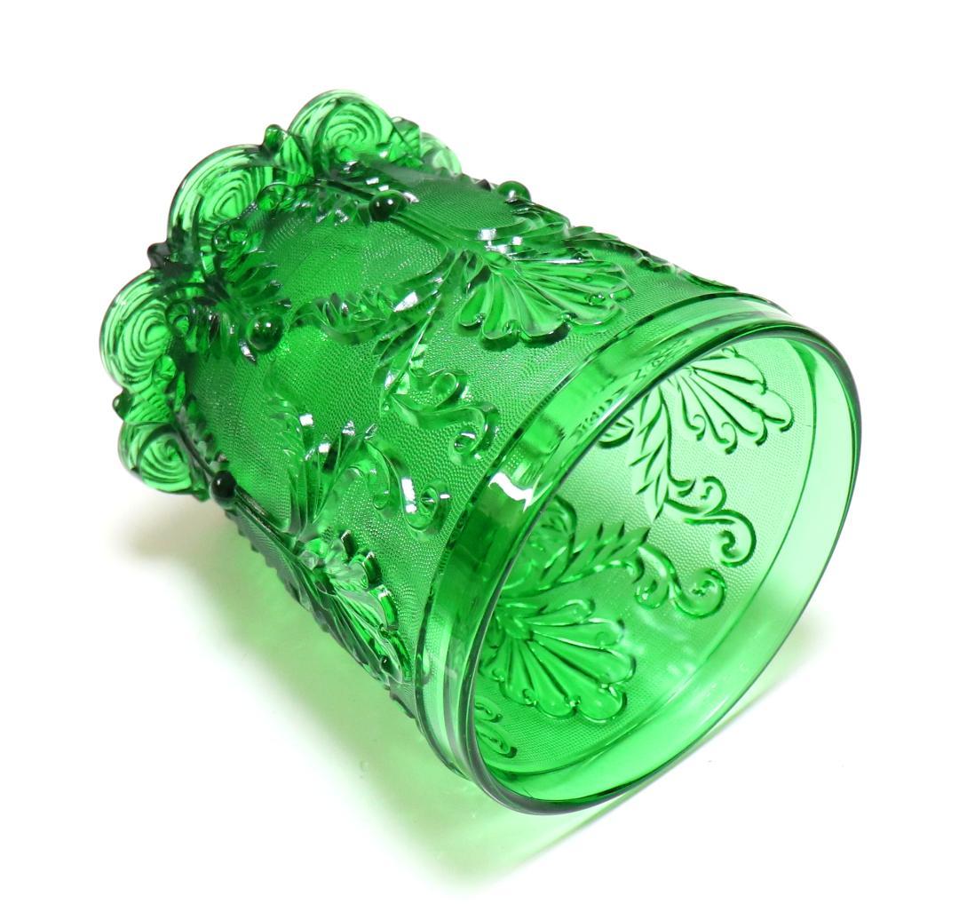 オールド・バカラ 1840年 激レア 大型 緑色ガラス 壺 アイスペール