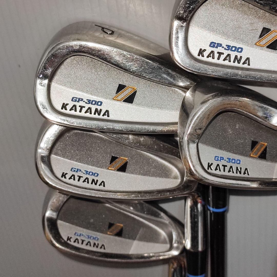 KATANA GP-300 アイアンセット 5-9P.A.S 8本 R 地クラブ - メルカリ