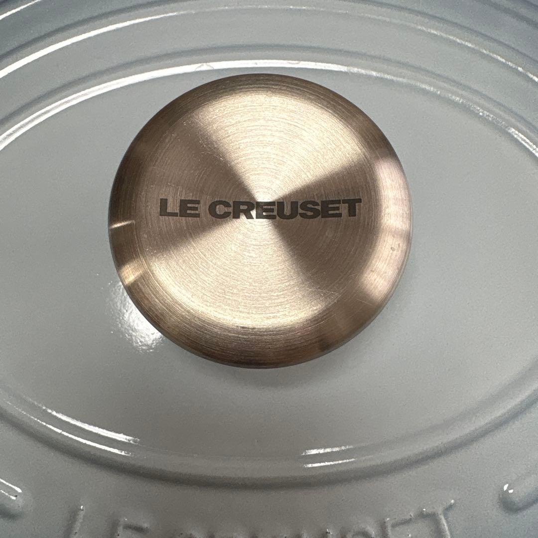 ル・クルーゼ 両手鍋 ココットオバール 27cm コースタルブルー - メルカリ
