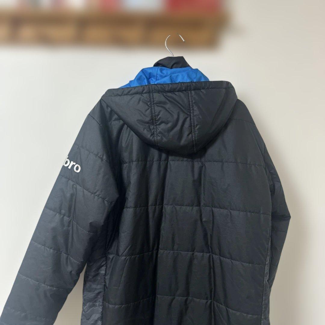umbro ベンチコート ダウンコート ブラック - メルカリ