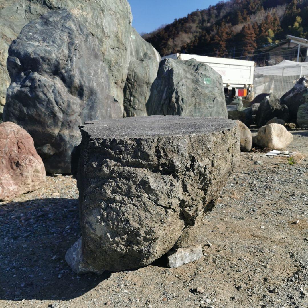 浅間 溶岩石 台石 155キロ 庭石 石 鑑賞石 庭 坪庭 ガーデニング