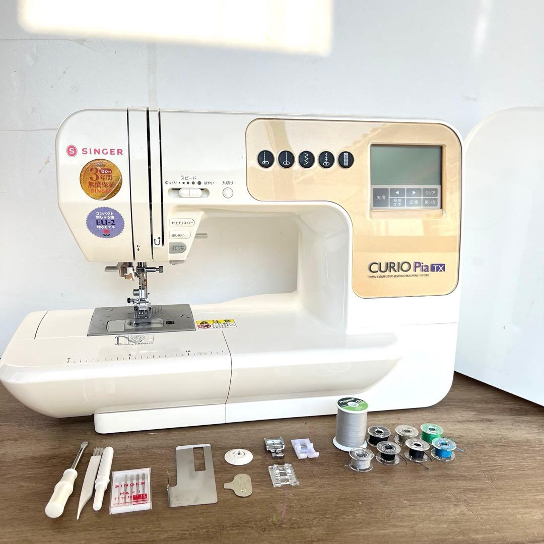 刺繍 シンガー コンピューターミシン SF-390 Curio Pia TX