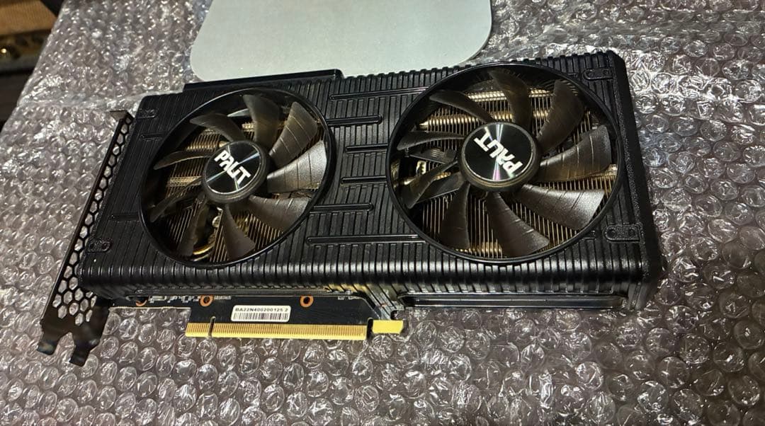 Palit RTX3060Ti DUAL 8GB 256bit 動作確認済 Palit Microsystems NE6306TS19P2-190AD (GeForce RTX 3060 Ti Dual OC