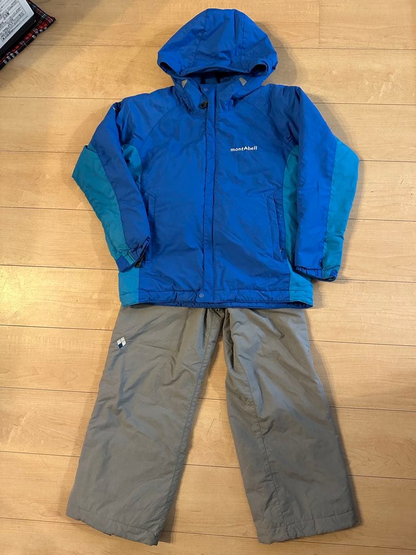 montbell 子ども用スキーウェアセット スキーウェア キッズ】モンベル(mont-bell)の子供服はサイズアウトに