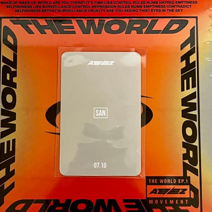 ATEEZ MOVEMENT hello82US限定 indie トレカ サン - メルカリ