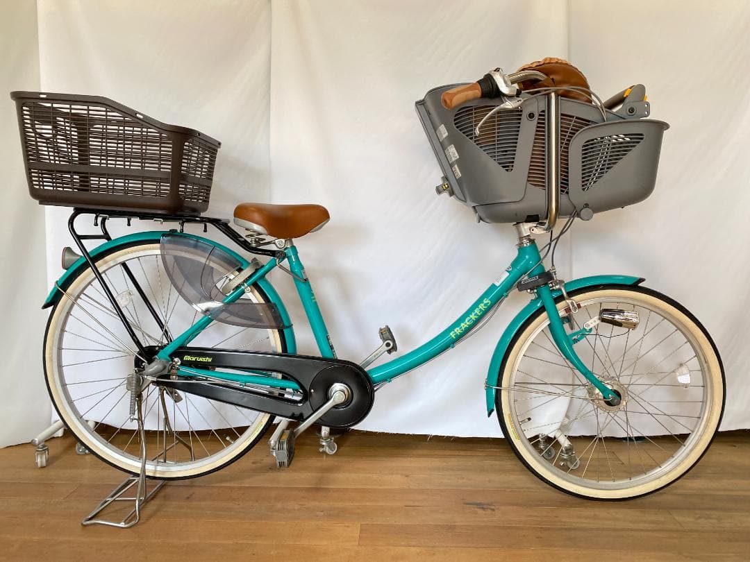 丸石　FRACKERS（ふらっか～ず） FRSTP263S 　3人乗り対応 ふらっかーず キュート「FRQ263Z」26インチ 3段変速 オートライト 3人