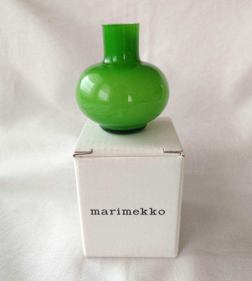 廃盤レアカラー マリメッコ 一輪挿し グリーン フラワースタンド