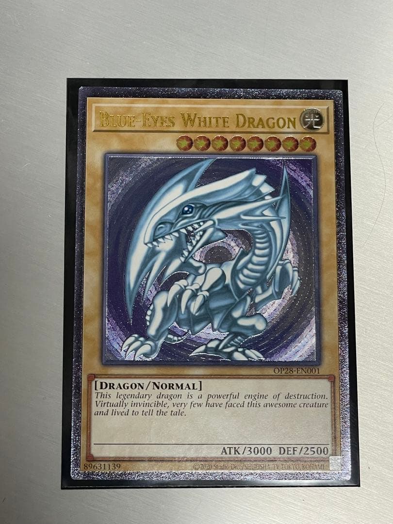 遊戯王 ots28 op28 青眼の白龍 レリーフ アルティメット 北米版 - メルカリ