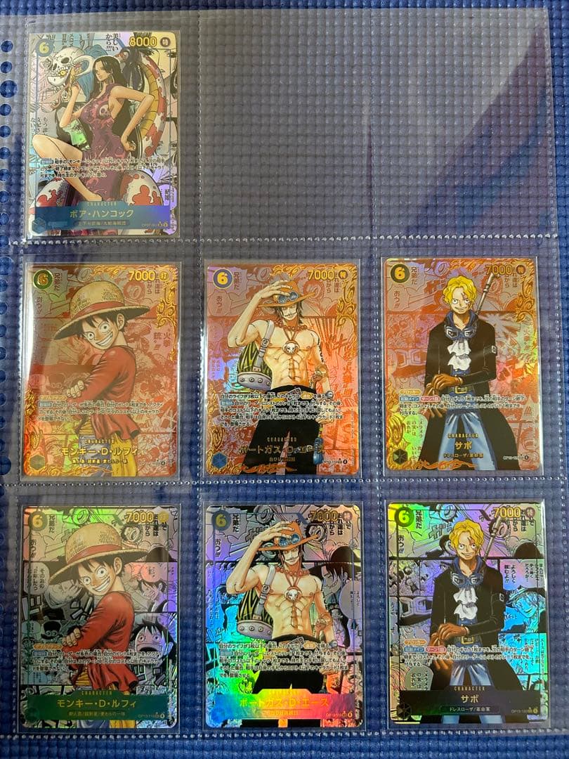ワンピース カードゲーム プロモカード、コミパラセット　防犯、観賞用 防犯展示用 観賞用 レプリカワンピースカード コミパラ 10点セット