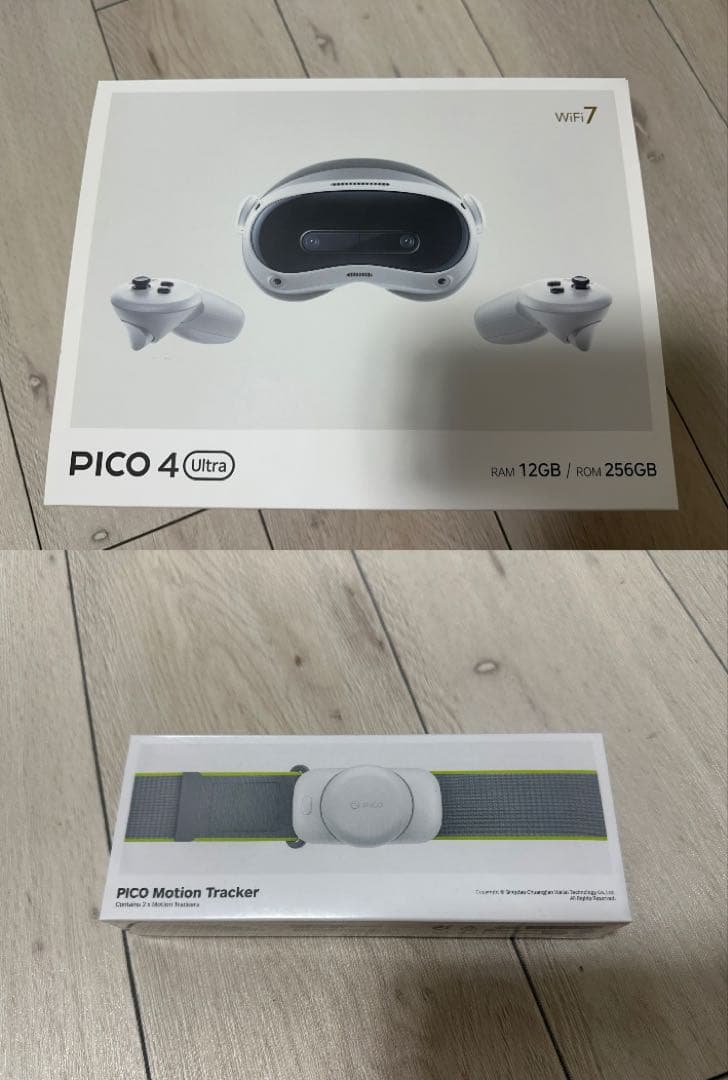 中古PICO 4 Ultra & 新品PICO Motion Tracker Amazon.co.jp: PICO 4 Ultra + 足首用Motion Tracker + 腰用Motion