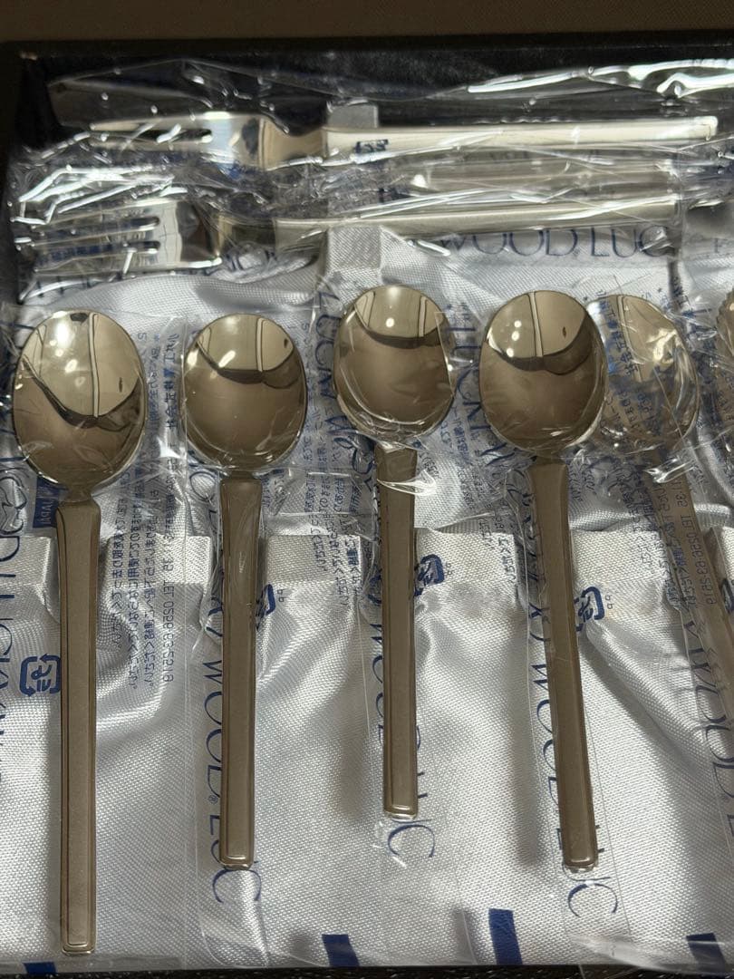 1月限定値下げ中 ラッキーウッド❤️18-10 16本 ヴィンテージ キッチン