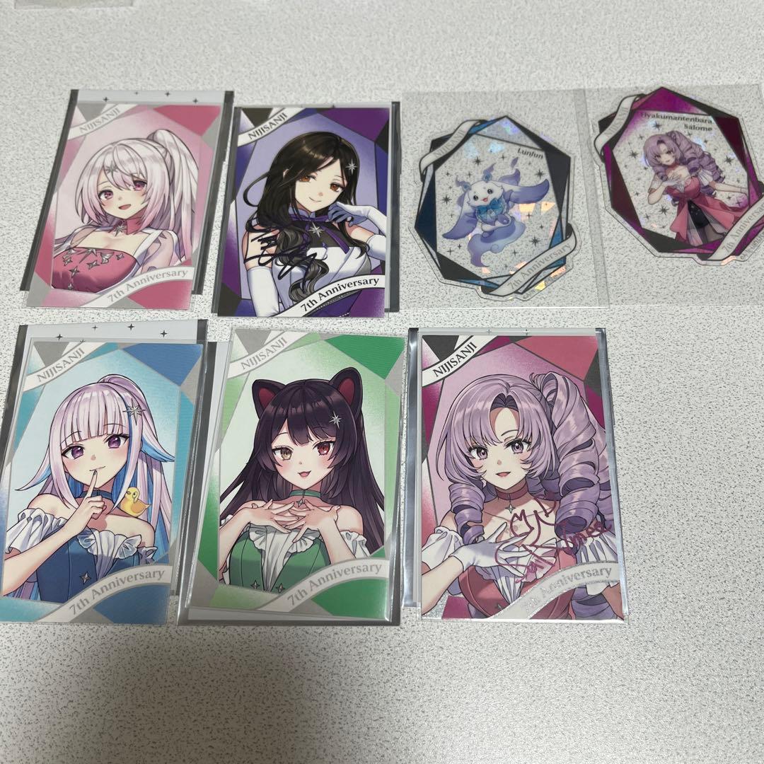 にじさんじ 7th Anniversary チェキ風カード Bグループ - メルカリ