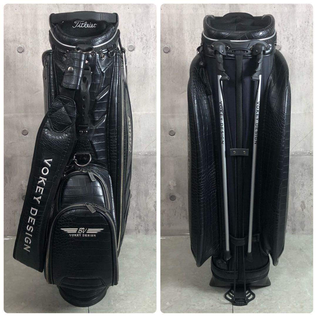タイトリスト ボーケイデザイン キャディバッグ スタンド式 クロコ