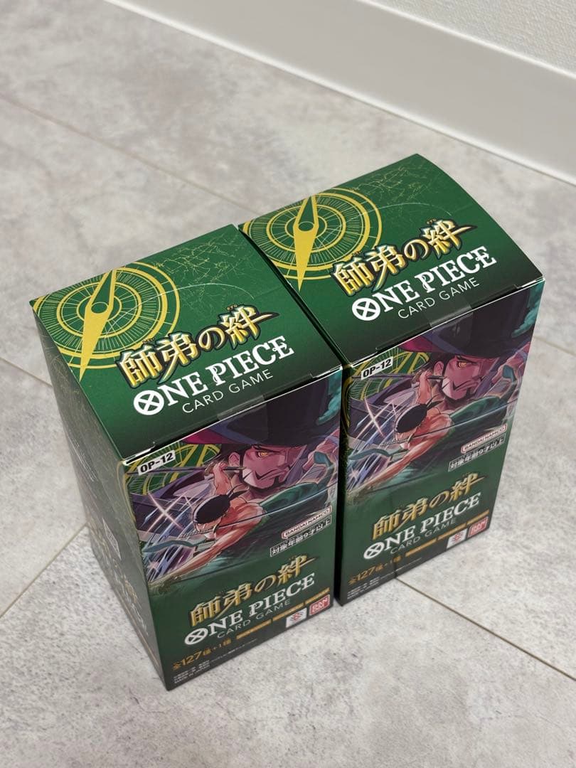 未開封】師弟の絆 ワンピースカード BOX テープ付き - メルカリ