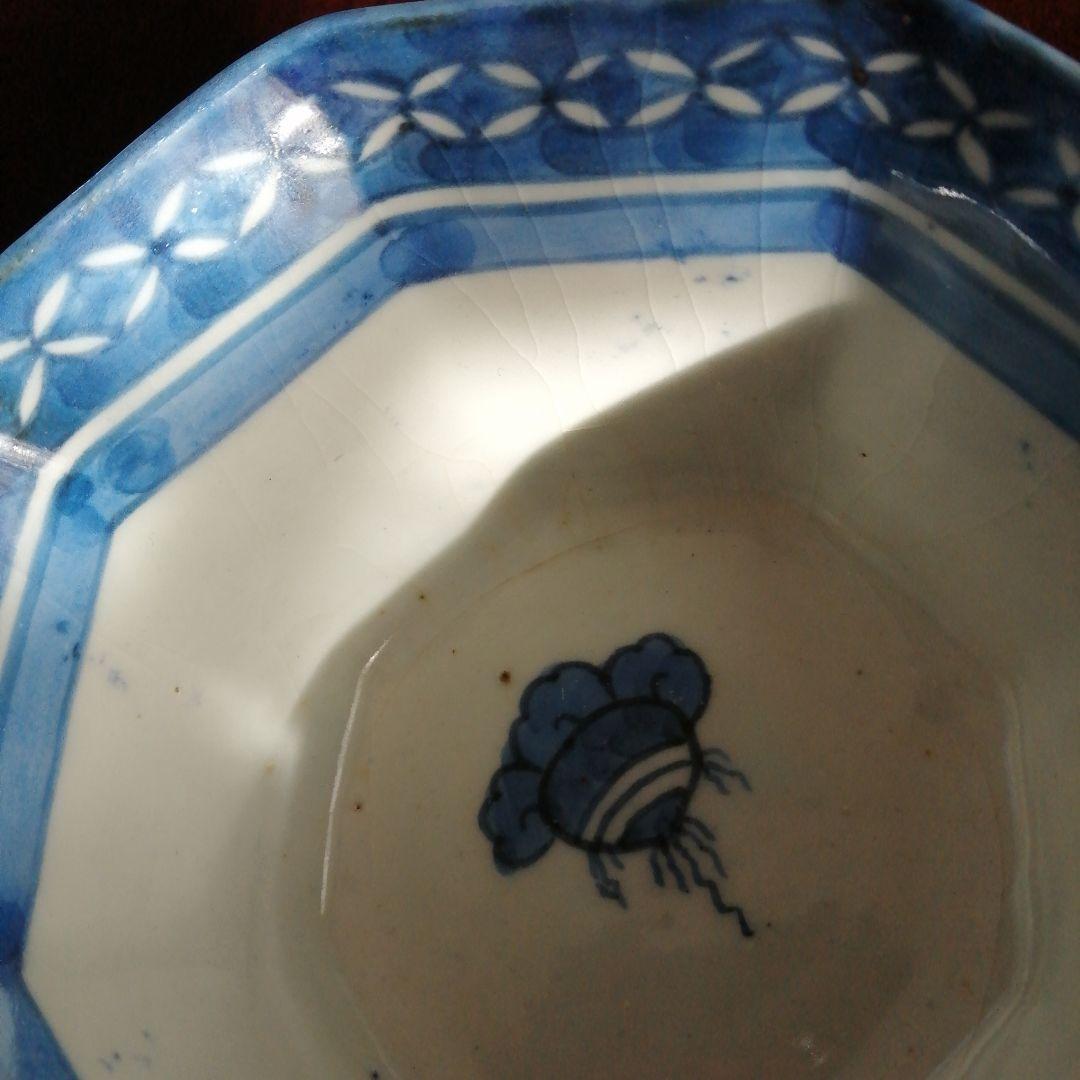 古伊万里 染付八角向付 5客 11cm 江戸後期 - メルカリ