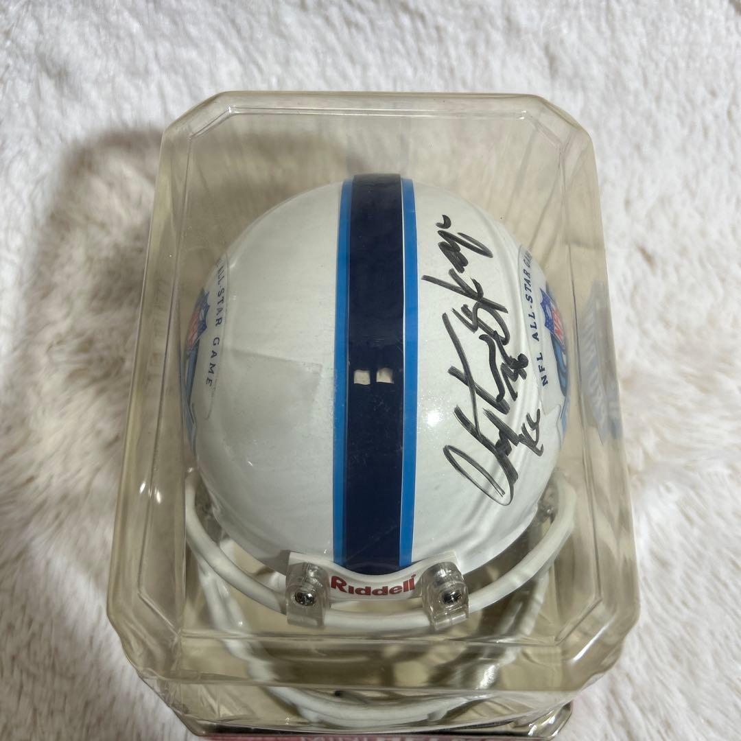 美品】Riddell プロボウル ミニヘルメット サイン入り NFL