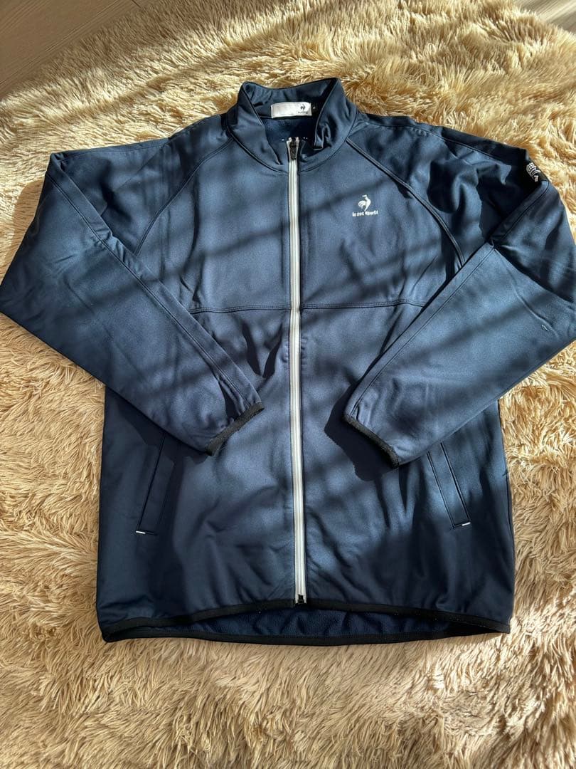 上下セット／le coq sporting GOLF／極暖／裏ボア／M／紺色 - メルカリ