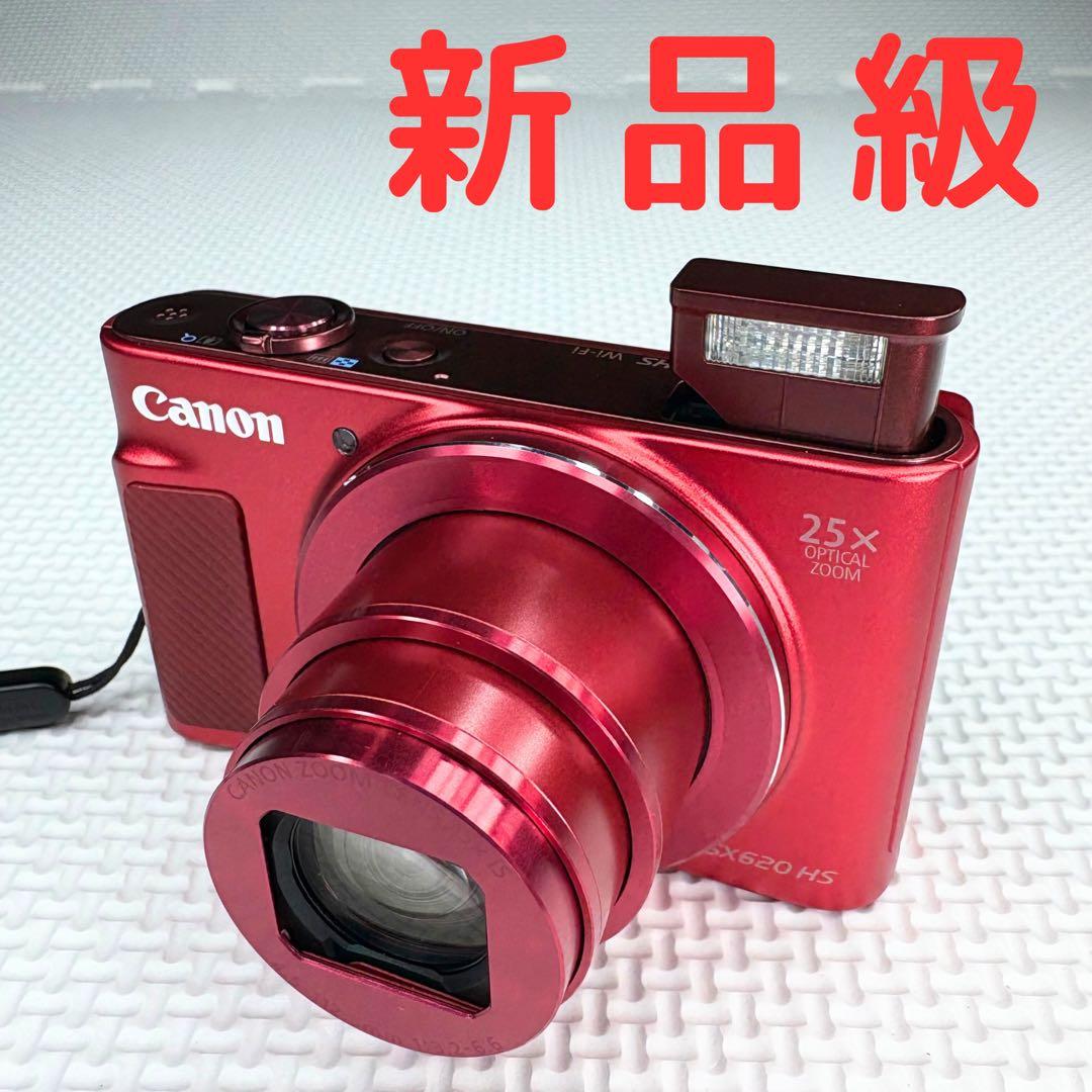 【新品級】Canon PowerShot SX620 HS レッド 25倍ズーム Amazon | Canon コンパクトデジタルカメラ PowerShot SX620 HS レッド