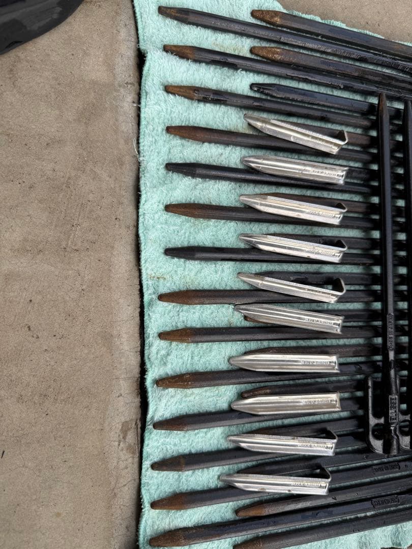 鍛造ペグ エリッゼステーク 28cm✖️31本18cm✖️5本 ユニフレーム 10