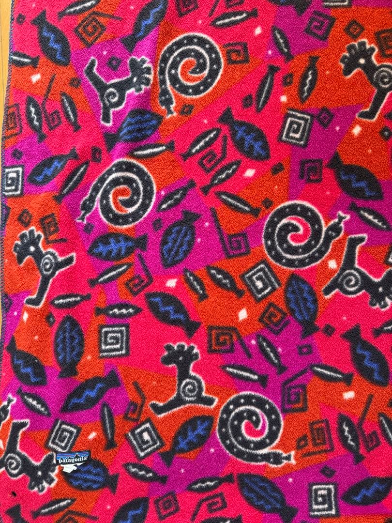 希少日本未発売Patagoniaフリースブランケット限定レアパタゴニア