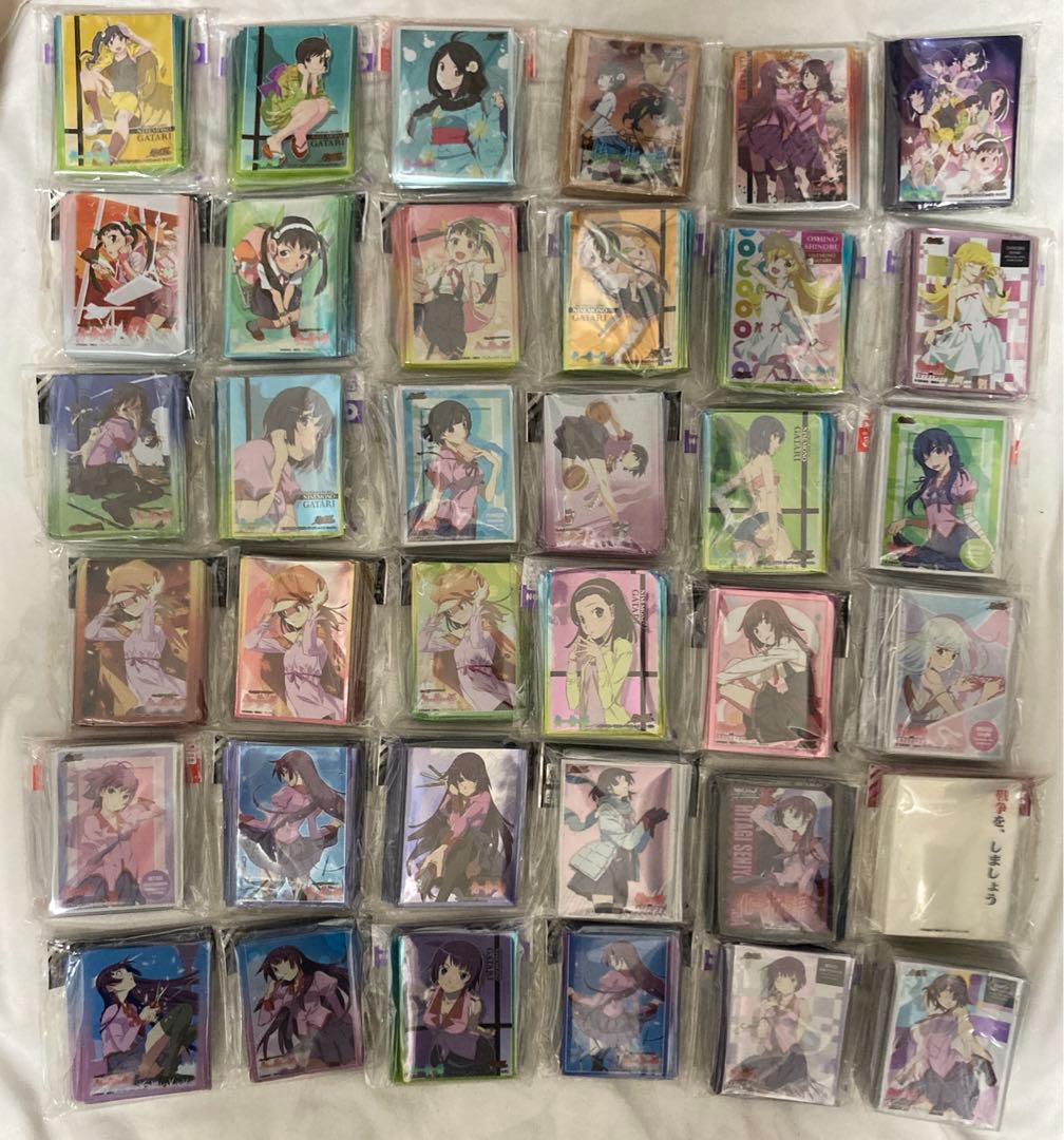 物語シリーズ スリーブ 37セット 化物語 偽物語 戦場ヶ原ひたぎ 忍野忍