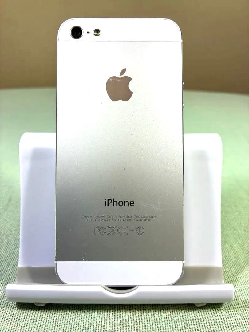 H030】ジャンク品 iPhone5 ホワイト 本体のみ - メルカリ