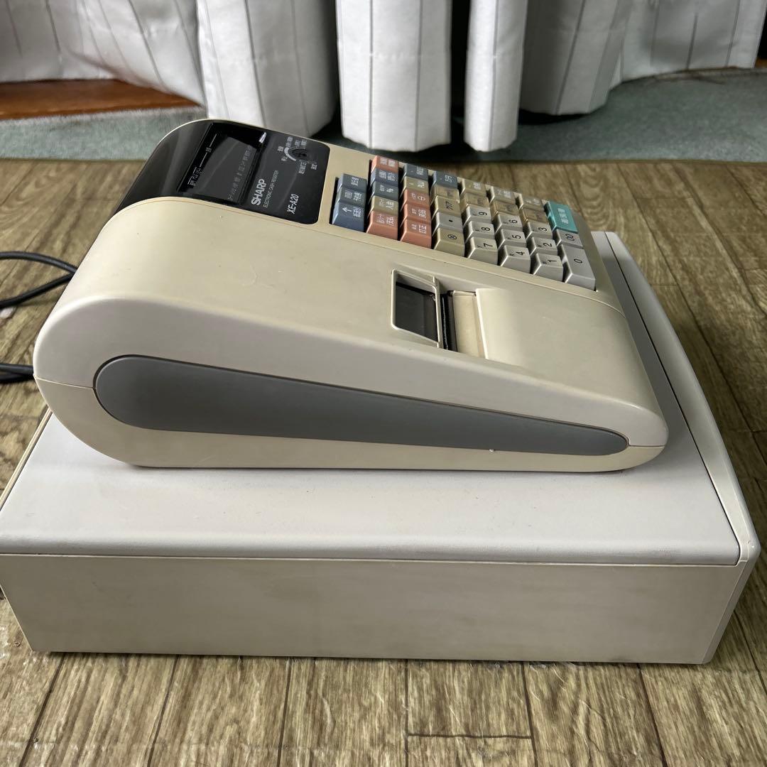SHARP電子レジスタ M*u様 SHARP XE-A20 電子レジスター クリーム色