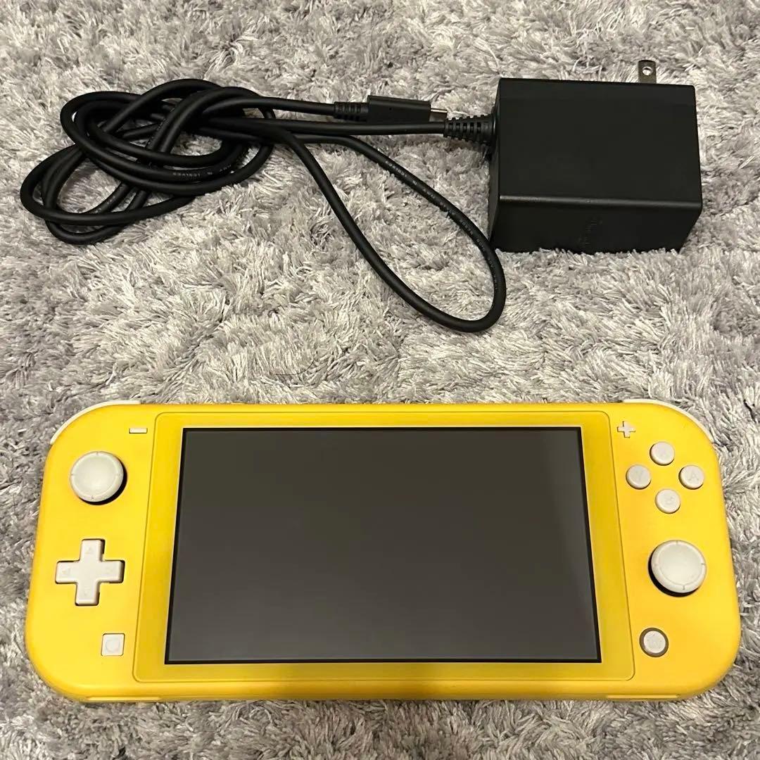 動作確認済み】NintendoSwitchLite イエロー 本体充電器付き - メルカリ