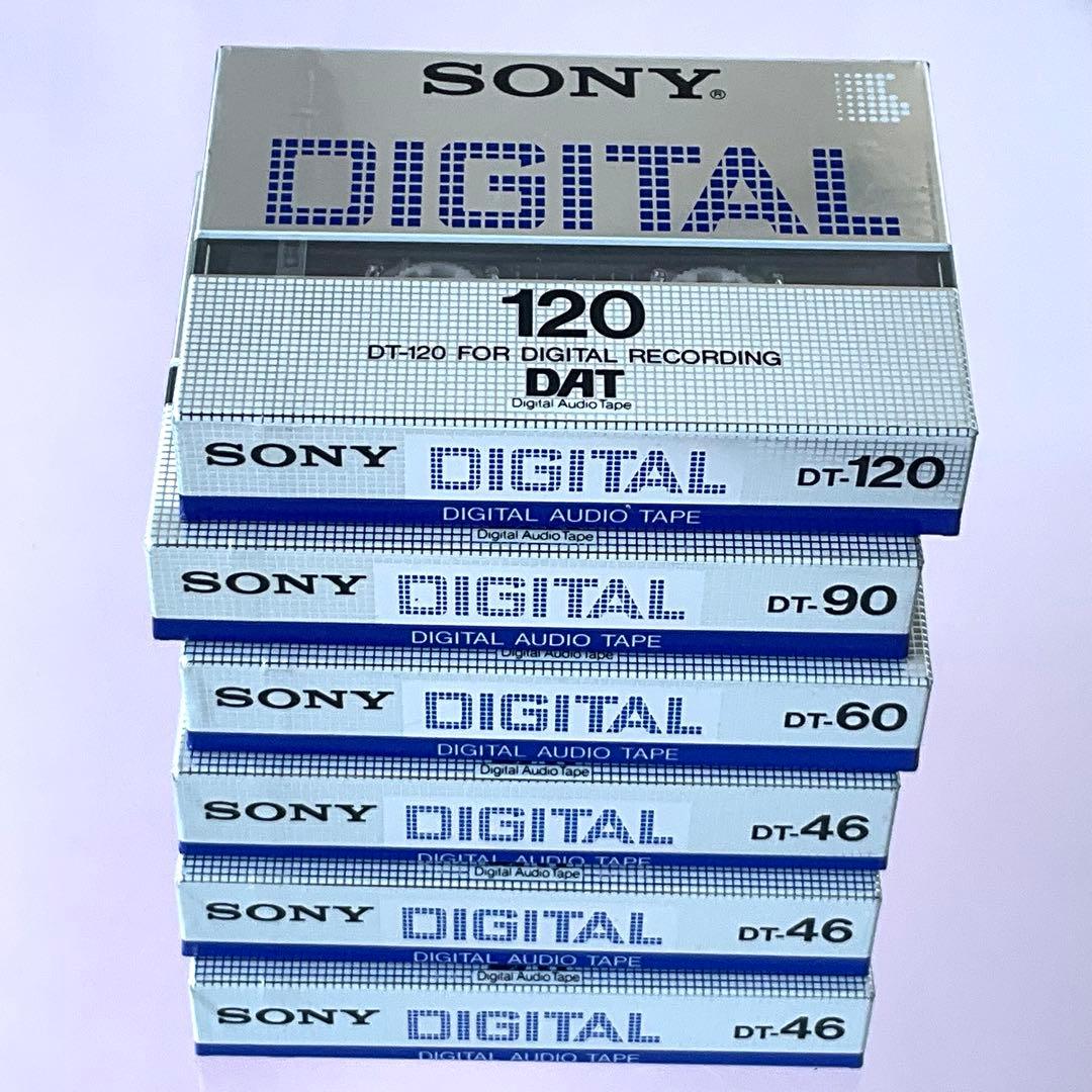 美品☆SONY DAT デジタル オーディオテープ 6本☆カセットテープ 未