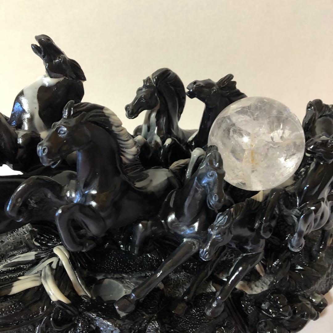 うまくいく 置物 馬 黒 C 2026 新年 午年 - メルカリ