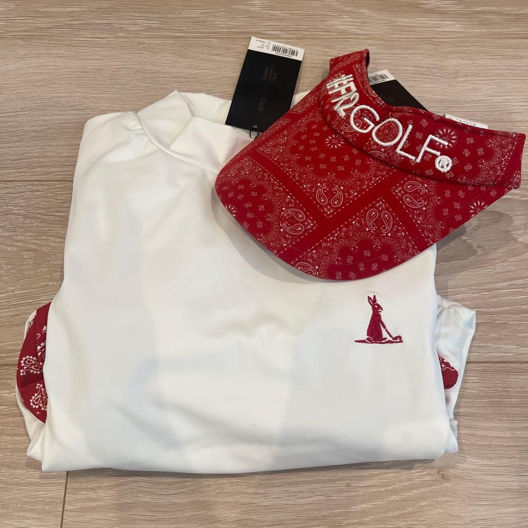 【最終値下げ】FR2GOLF ペイズリー柄 サークルロゴワンピース サンバイザー ENS-PT-032X ペーパーシアター 戦えるかルフィ！！！（ワンピース