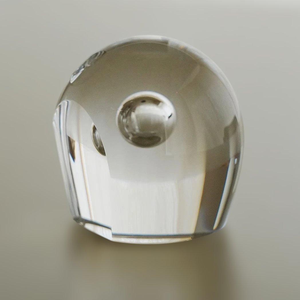 【カガミクリスタル／KAGAMI CRYSTAL 】フクロウ　吉田丈夫