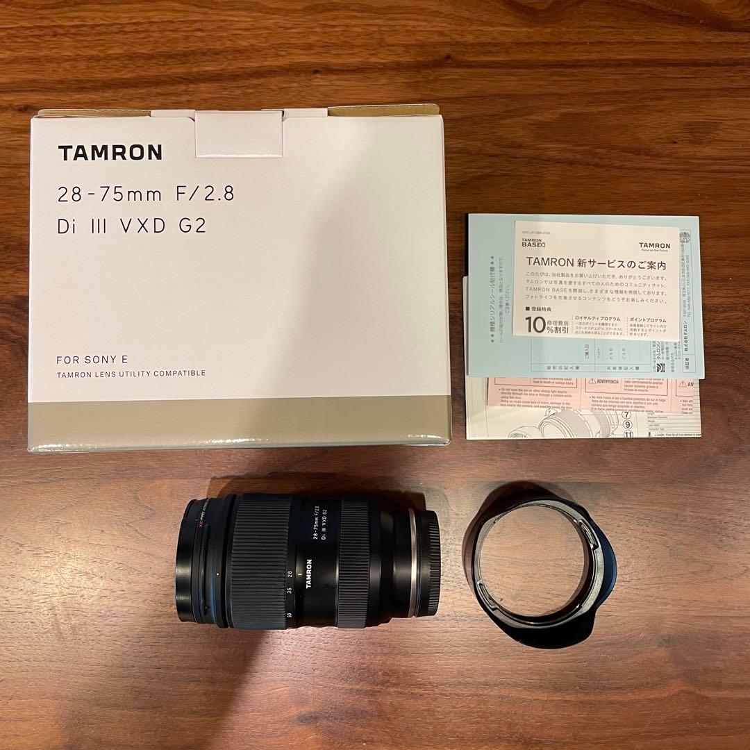 TAMRON 28-75mm F2.8 Di III VXD G2（ソニーE用) カメラレンズ 28-75mm F/2.8 Di III VXD G2（Model A063Z） [ニコンZ