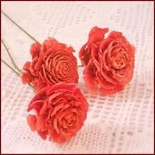 粘土 アートフラワー 赤いバラ クレイアートフラワー（11/27） | Art Quick