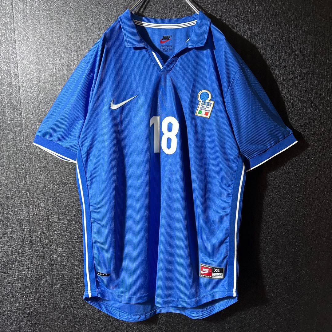 ☆ ロベルト・バッジョ】 NIKE イタリア代表 サッカー ユニフォーム XL